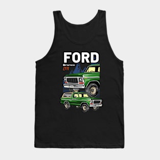 Vintage Bronco Car Tank Top